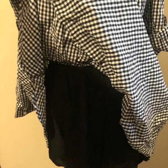 Black & White Checkered Swing Dress - Picture 4 of 10
